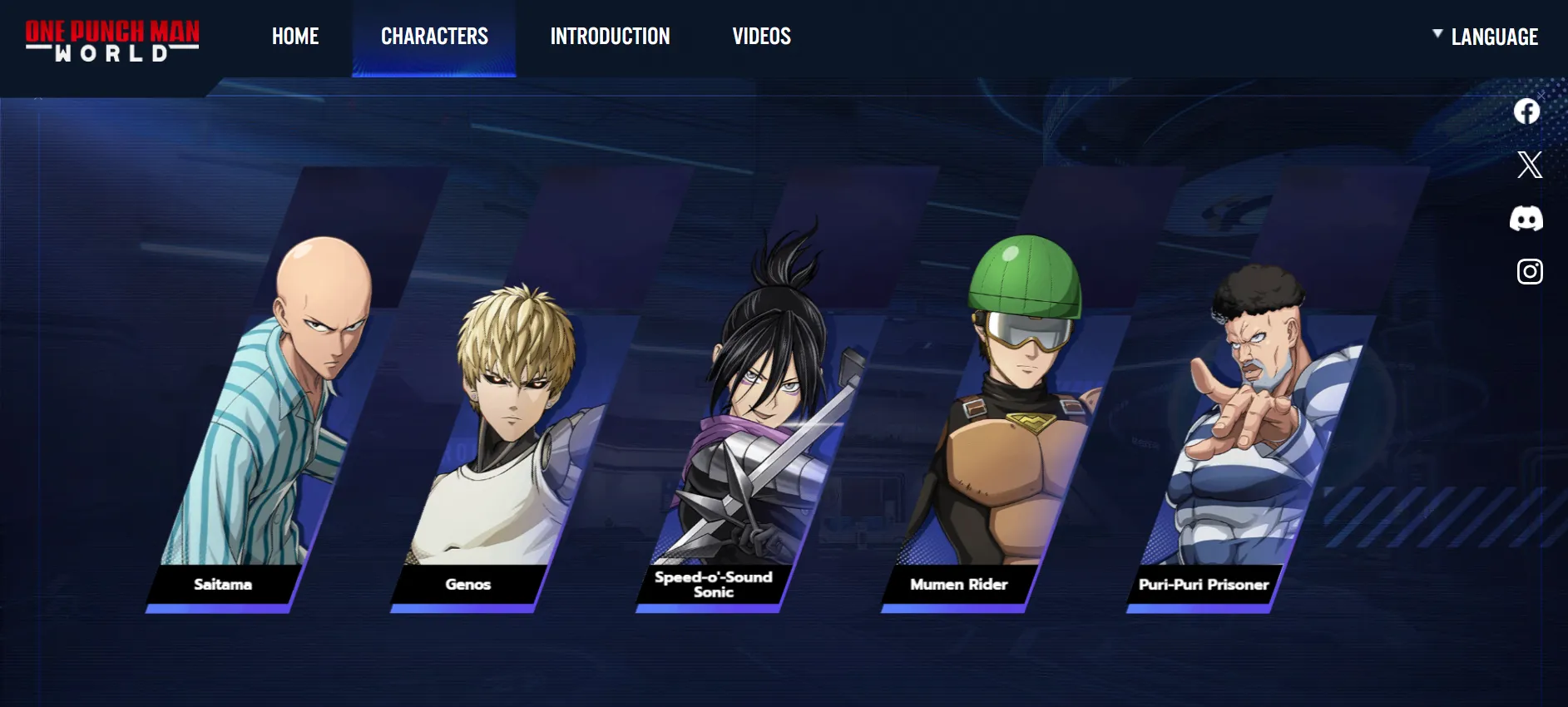 One Punch Man World: Characters