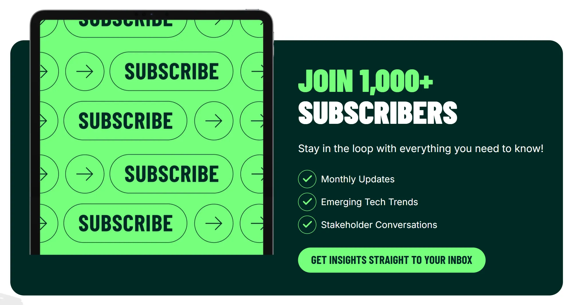 Newsletter Signup Block